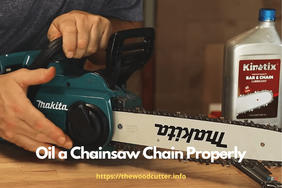 How to Oil a Chainsaw Chain Properly: A Complete Guide
